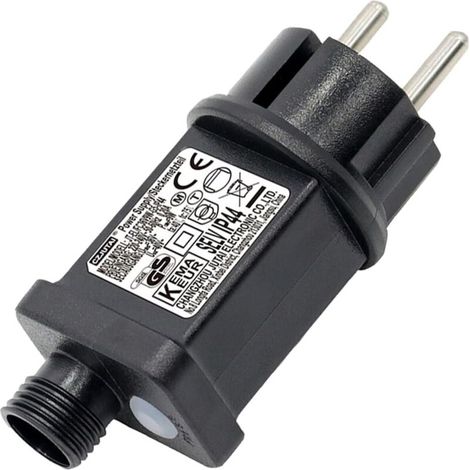 Blinkgeber Für Girlande, 31 V, 6 W, Girlandentransformator, 8 Steckdosenmodi Mit Timer-funktion, Wasserdichter Ip44-led-girlandenanschluss Für Weihnachtsbeleuchtung, Lichterbaum, Lichtervorhang