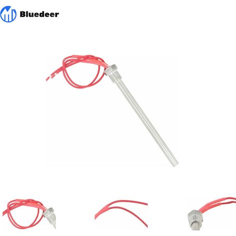Bluedeer – Zündkerze Für 220-v-pelletofen – Leistung 300 W – Durchmesser 10 Mm – Länge 140/150/170 Mm – Gewinde M16 X 1,5 Mm