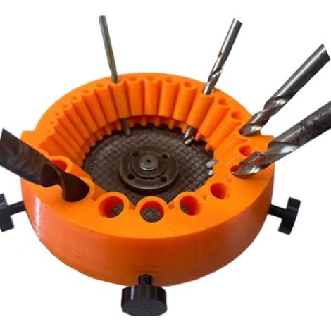 Bohrerschärfer Für Schleifer, Tragbarer Mehrzweck-bohrerschärfer Für Alle Bohrer, Elektrisches Bohrer-schleifwerkzeug, 2–13 Mm Winkelbohrer Für 125 Mm Schleifer (a-1 Stück)