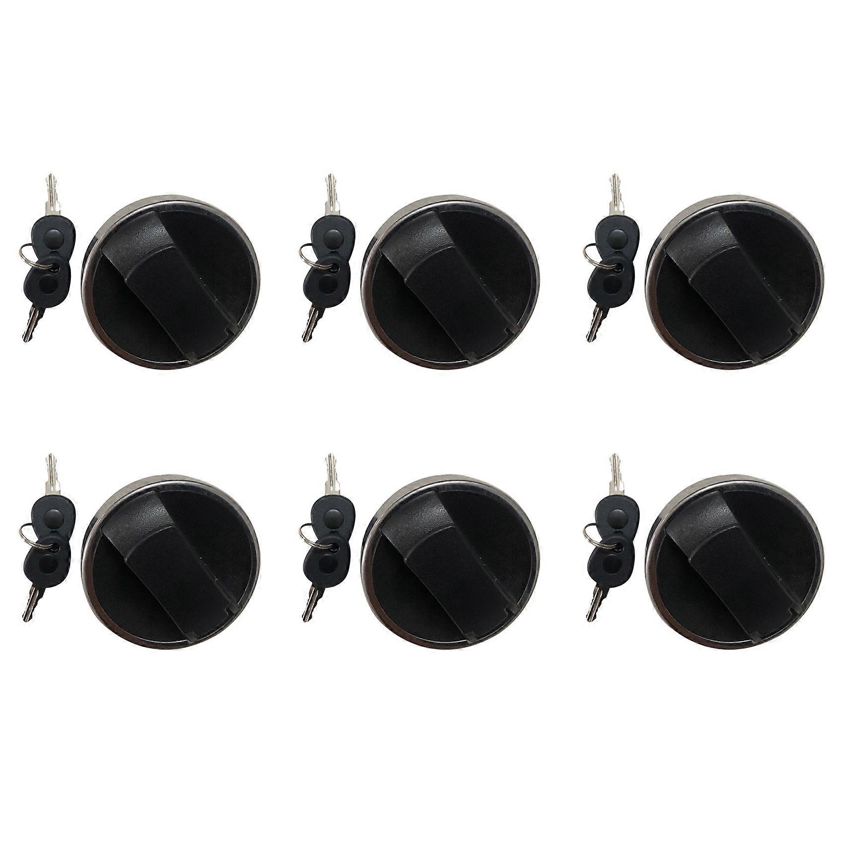 6x Couvercle De Réservoir De Carburant Pour Camion Scania, Bouchon D'Essence Avec Serrure À Clé 2993923 1402004 1481301 Pièces Extérieures Automobiles