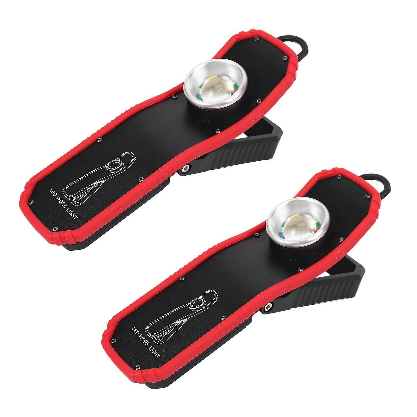 Lampes Torches Multifonctions Cob 60w Avec Crochet, Idéales Pour La Réparation Automobile, Le Camping Et Les Activités De Plein Air.