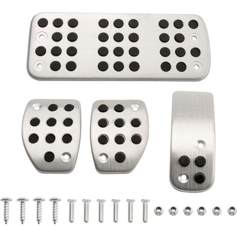 Brems-, Kupplungs- Und Gaspedalsatz, Satz Mit Vier Pedalen Und Befestigungsschrauben Für Die Modelle Peugeot 207, 301, 307, 208, 2008, 308, 408 Cc/ C3, C4/ Ds3, Ds4, Ds6