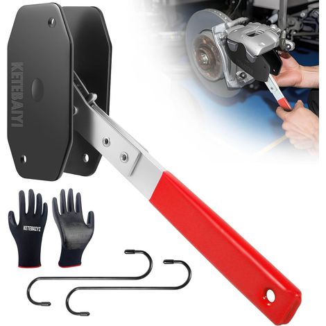 Bremssattel-kompressionswerkzeug, 4-in-1-universal-scheibensattel-werkzeug, 360° Drehbarer Ratschenkompressor Für Die Reparatur Und Installation Von Kfz-bremsen