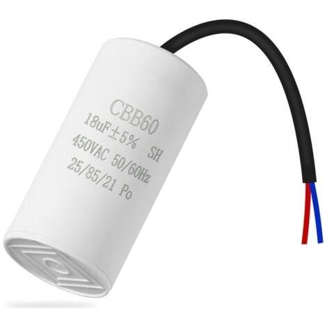 Cbb60 45 V 18 Uf 50/60 Hz Startkondensator, Motorkondensator, Motorkondensator, Mikrofarad-kondensator Mit Draht