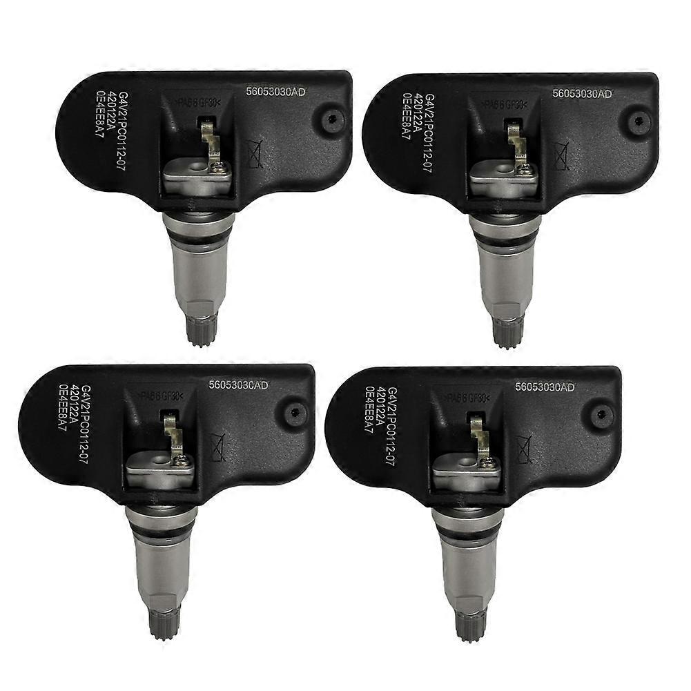 Capteur De Pression Tpms, 433mhz, 56053031ad, Pour Dodge Charger Dart Ram 1500 Chrysler 300 Jeep Grand Cherokee, 4 Pièces
