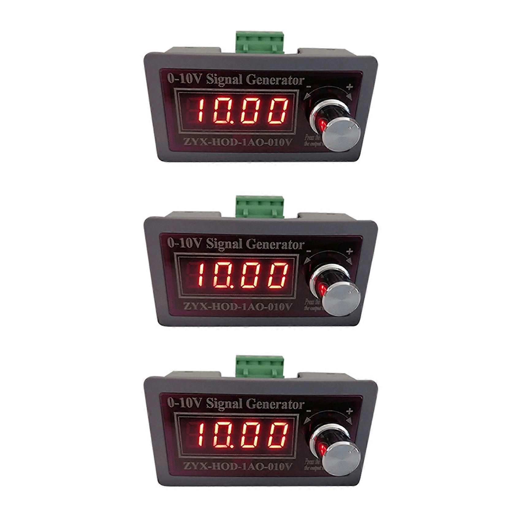 Simulateur Analogique De Tension Réglable 3x 0-10v 5-10v Générateur De Signaux De Tension Sources De Signaux Contrôle De Signaux Plc