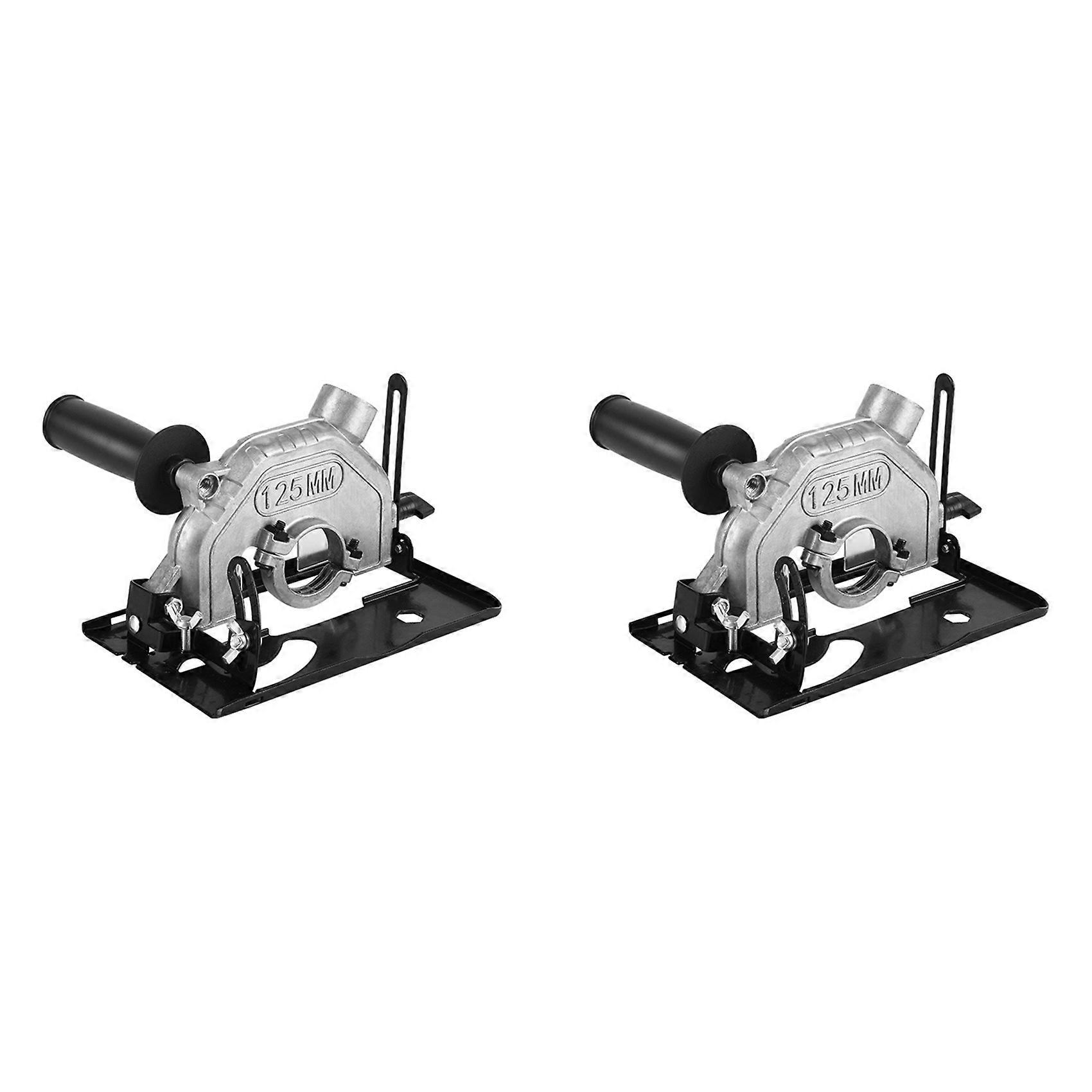 2x Adaptateur Pour Meuleuse D'Angle Manuelle, Support De Scie Circulaire À Chaîne Électrique, Base Pour Meuleuse D'Angle