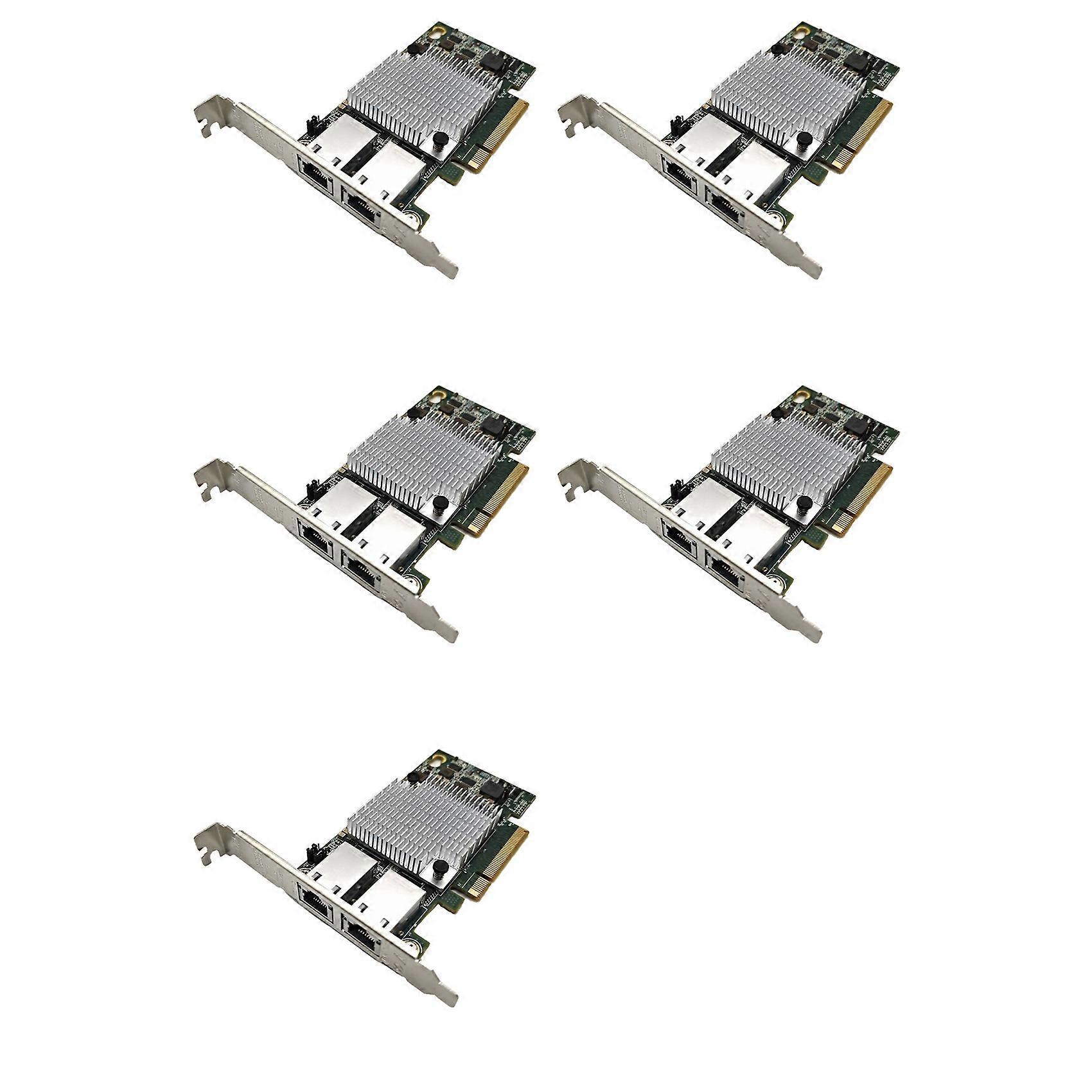 Carte Réseau Ethernet Double Port 5x 10g X540-t2 Pcie-x8 X16, Adaptateur D'Extension De Réseau Compatible Avec Les Nas Synology