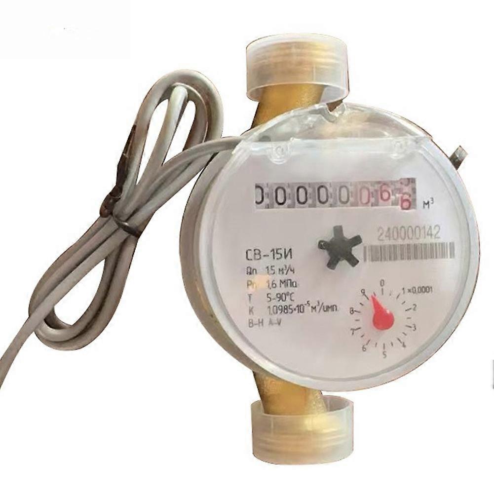 Compteur D'Eau Intelligent À Faisceau Unique Et Boîtier En Cuivre Sec, Haute Sensibilité, Dn15