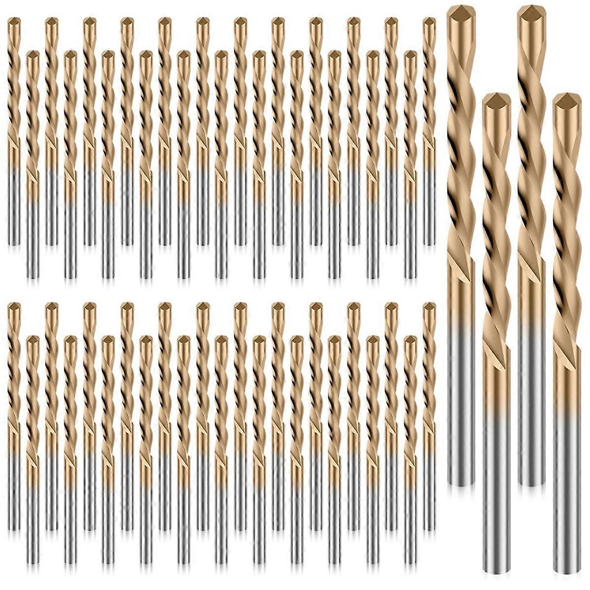 100 Mèches À Plaques De Plâtre, Mèches De Coupe À Pointe De Scie Spirale De 3,2 Mm (1/8 Pouce), Outils Pour Plaques De Plâtre, Acier Rapide M2 Pour