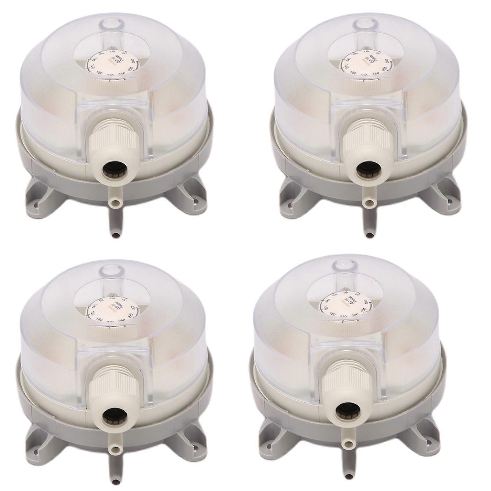4x Differenzdruckschalter For Luft, 30-300 Pa, 1 Kpa, Einstellbarer Mikrodruckschalter