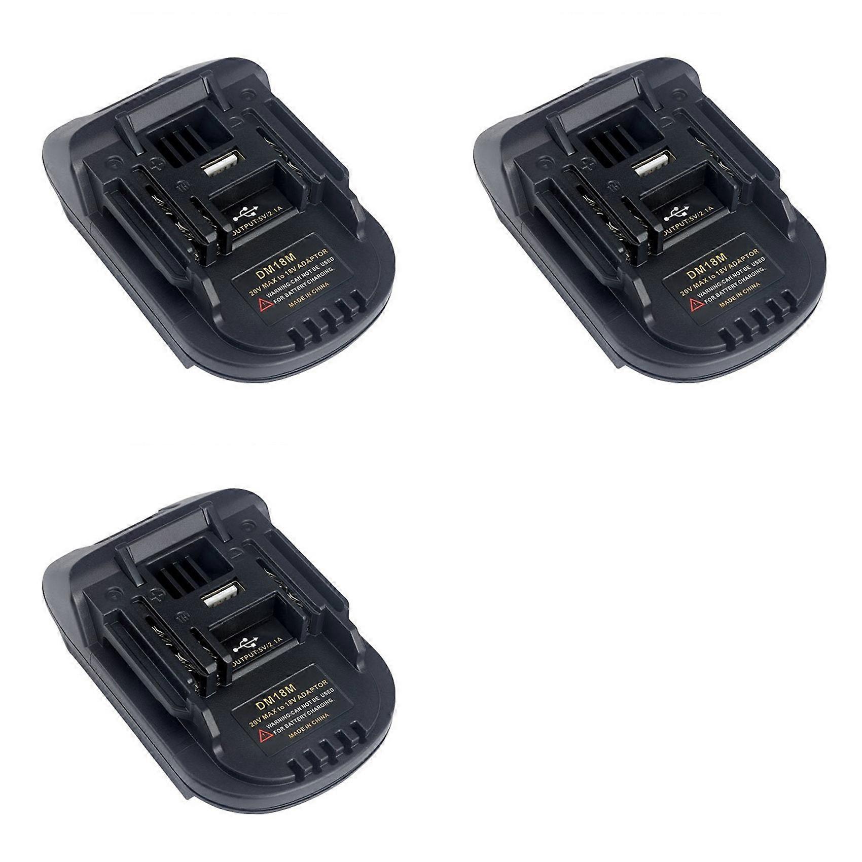 Adaptateurs Convertisseurs De Batterie Dm18m Pour Batteries Milwaukee/dewa 20 V, Compatibles Avec Les Batteries Makita 18 V Bl1830/bl1850