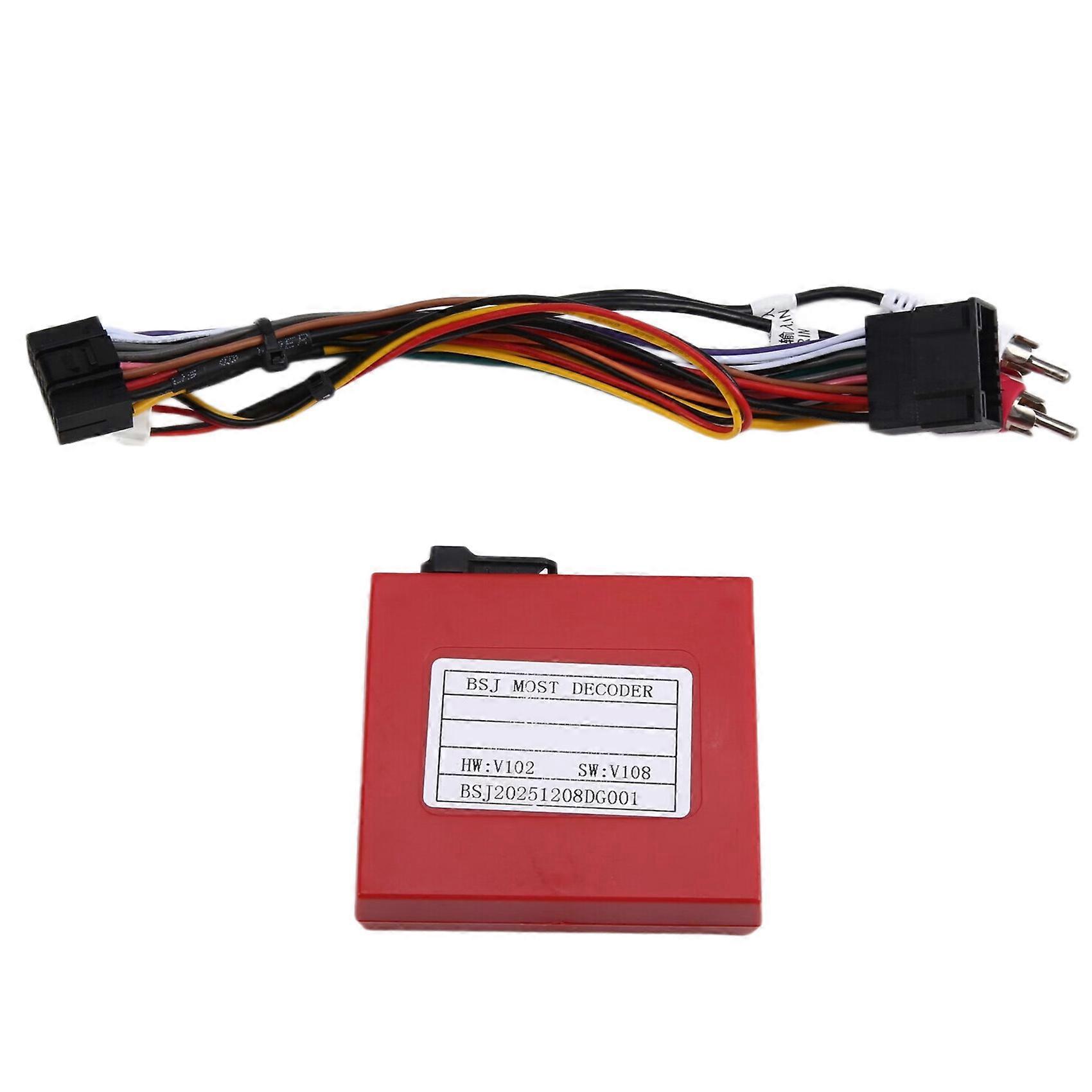 Adaptateur De Décodage, Amplificateur Et Décodeur De Fibre Optique Auxiliaire Pour Mercedes-benz Ml, Gl, R Et Cls (2004–2015)