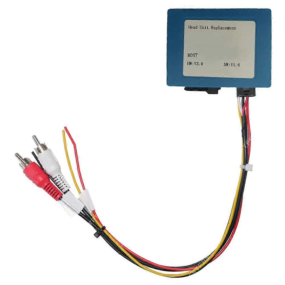 Boîtier Décodeur/amplificateur/adaptateur De Décodage À Fibre Optique Aux Pour Volvo Xc60 Xc90