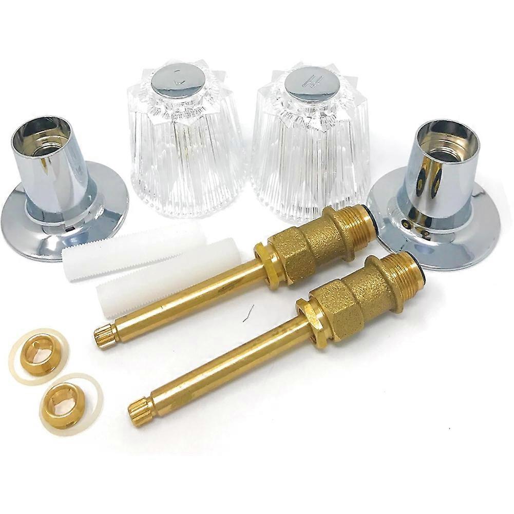 Kit De Garniture Pour Baignoire Et Douche Compatible Price Pfister - Tiges, Sièges Et Brides - Pièces De Rechange Pour Eau Chaude Et Froide