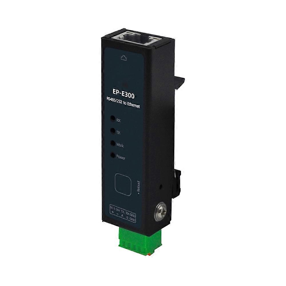 Module Serveur De Port Série Rs485 Vers Port Réseau, Transmission Transparente, Passerelle Modbus Rs485, Rail E300, Prise Us