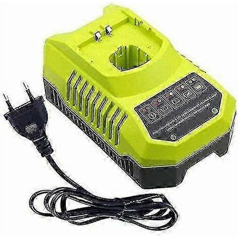 Crea – Ryobi 9,6v-18v Ladegerät Für Li-ion Nimh Akkus – Led-anzeige – Überlastschutz – Langlebige Kühlung – Kompatibel P117/p118/p135