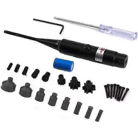 Crea – Roter Laserkalibrator Ohne Rotation – Aluminiumlegierung – 18 Adapter – Grenzüberschreitende Präzision – Reichweite 50 M