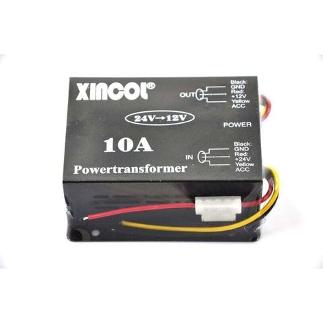 Dc/dc-spannungsreduzierer, 24 V Auf 12 V, 10 A, Transformator, Spannungswandler, 24 V Dc Auf 12 V Dc, Tragbares, Wasserdichtes, Modulares Netzteil, Volt-regler Für Auto, Motorrad, Kraftfahrzeug