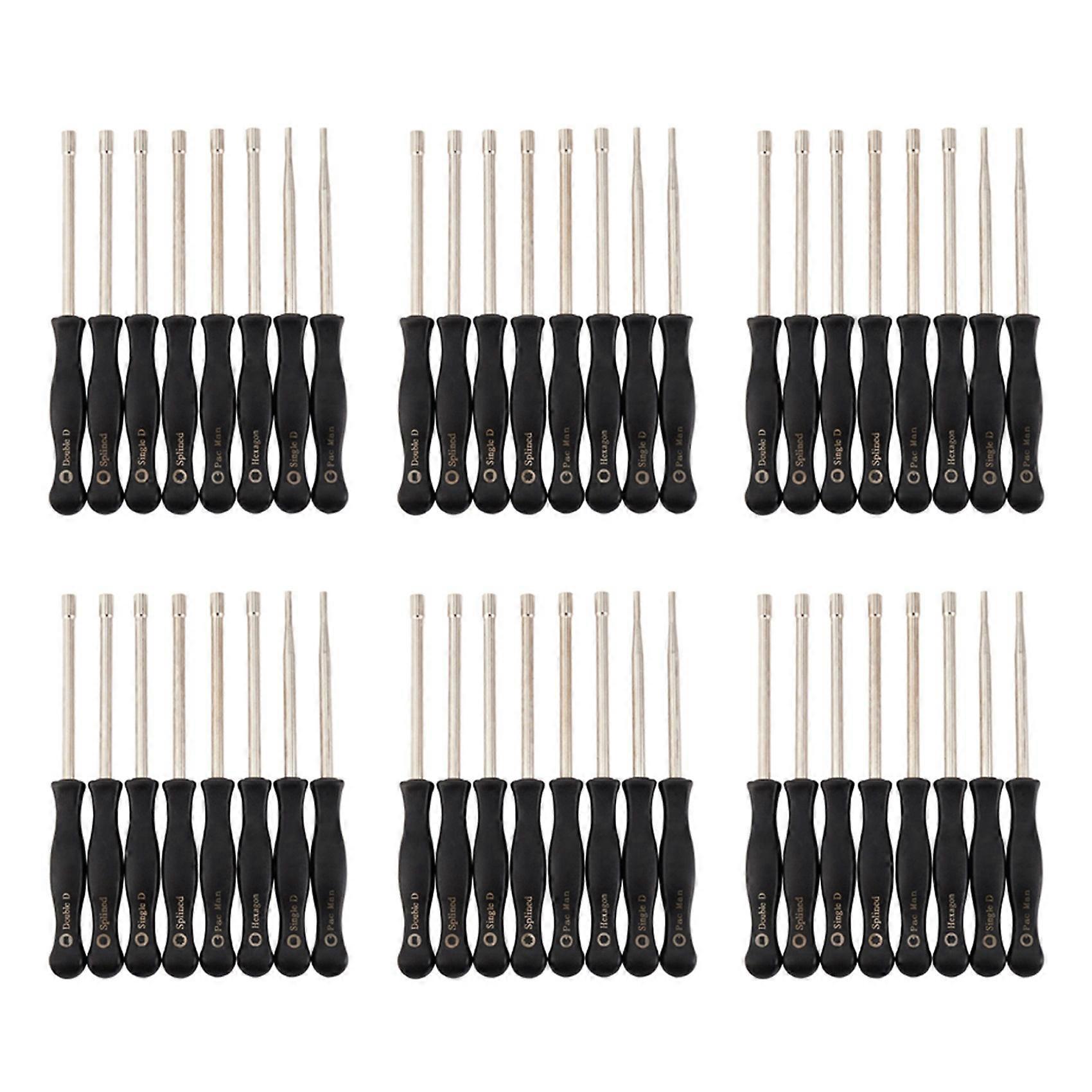 Kit De 48 Outils De Réglage De Carburateur Avec Tournevis, Douilles Hexagonales Simples Et Doubles.