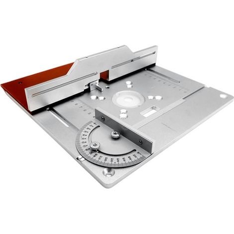 Decdeal – Oberfräsen-einsatzplatte Aus Aluminium – 3er-pack – 245 X 240 Mm – Zum Präzisen Fräsen Von Hartholz – Verschleißfeste Legierung