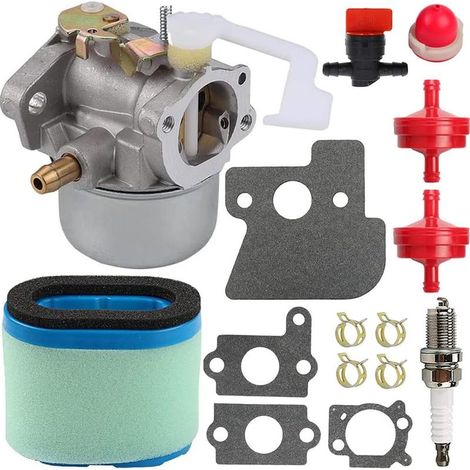 Vergaser 698055 – Ersatz Für Briggs & Stratton 690152, 694203, 121602, 121607, 121612 – Mit Luftfilterdichtungen + Kraftstofffilter 697029, 690610