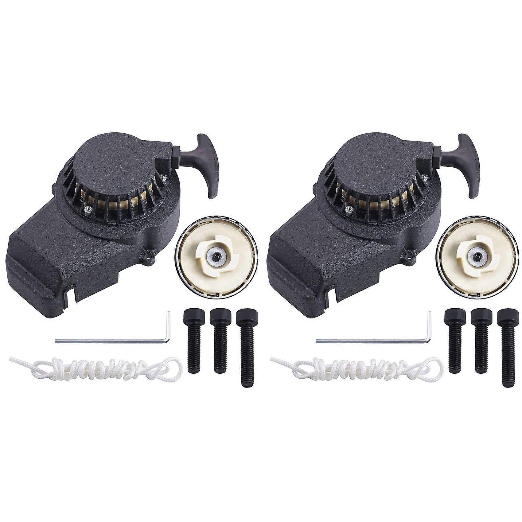 2x Lanceurs À Rappel Pour Motos 2 Temps 47cc 49cc Pocket Coolster Ssr Sx50