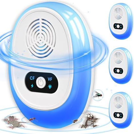 Die Meisten Ultraschall-schädlingsbekämpfer, 6er-pack, Plug-in-mäuseabwehrgerät, Wirksam Gegen Mäuse, Ratten, Spinnen, Mücken, Fliegen, Sichere Und Effektive Nagetierbekämpfung