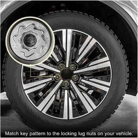 Diebstahlsichere Muttern-entfernungsschlüssel Für Vw, 524 Stück – Kompatibel Mit Touareg/magotan/tiguan/phaeton – Präzise Und Robust – Autoreparatur – Vw-mechaniker Und Besitzer