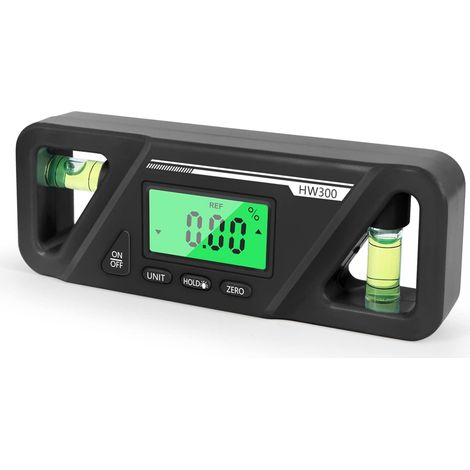 Digitale Wasserwaage, 4 X 90°/2 X 180°, Kleines Digitales Winkelmesser-winkellineal Mit Hintergrundbeleuchtetem Lcd-display, 2 Messmodi, Digitaler Neigungsmesser, Werkzeuge Zur Pegelmessung
