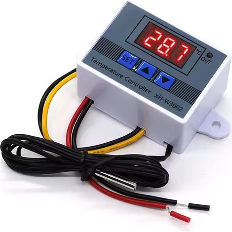 Digitaler Temperaturregler, Mikrocomputer-thermostat – Schaltmodul, Mit Wasserdichter Sonde, 10 A, 110–220 V, 1500 W, Ac 220 V