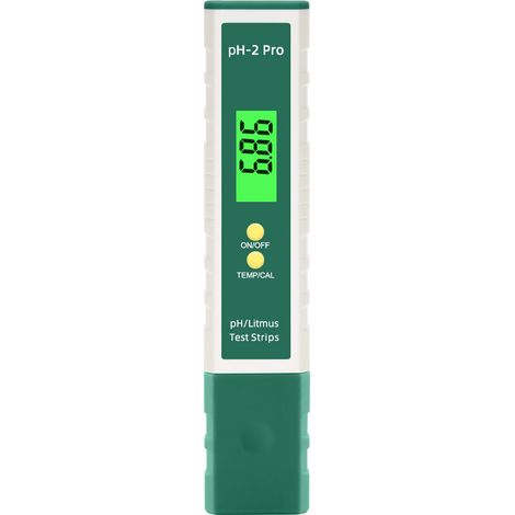 Digitales Ph-messgerät Mit Lackmuspapier-/temperaturtestfunktion, Multifunktionaler Ph-tester Mit Hoher Genauigkeit (0,01) Für Schwimmbäder, Wasserqualitätstester Mit Atc-funktion