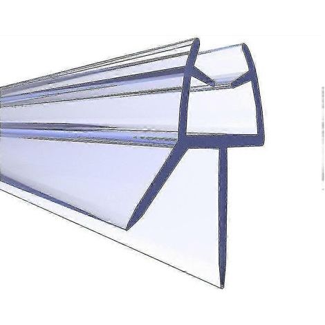 Duschtürdichtung Für 4–6 Mm Dickes Glas – Deckt Lücken Bis Zu 20 Mm Ab – Perfekter Transparenter Duschwand-dichtungsersatz, Verstellbare Länge (2 Stück À 50 Cm)