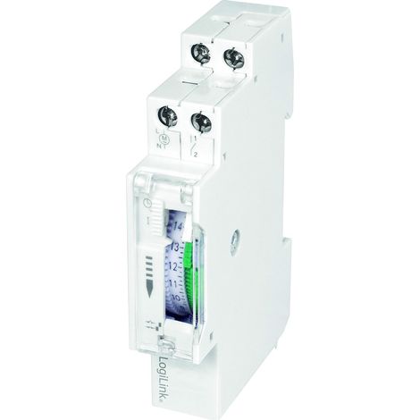 Et0009 Et0009-din-rail - Zeitschaltuhr Mit Mechanischem Timer Zum Einfachen Wechseln Z.b. Neonlichter, Warmwasserbereiter, Taschenlampen, Bewässerungssysteme Usw., Schutz