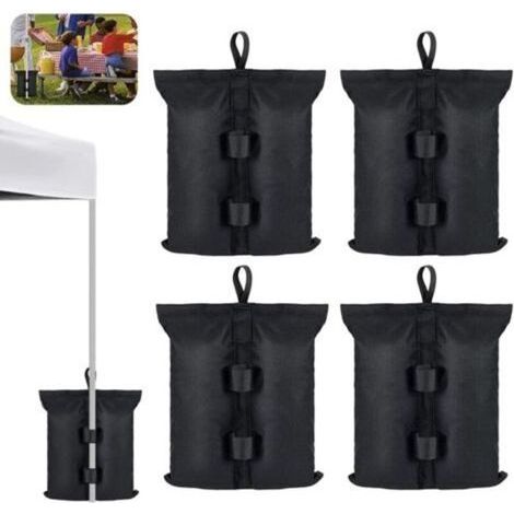 Ecleanfy- Pavillon-gewichte, 4 Stück, Pavillon-gewichtstasche, Doppeltaschen-design, Sandsack, Uv-beständig, Wind-, Regen- Und Schneebeständig, Für Markisen, Zelte, Pavillons (40 X 45 Cm)