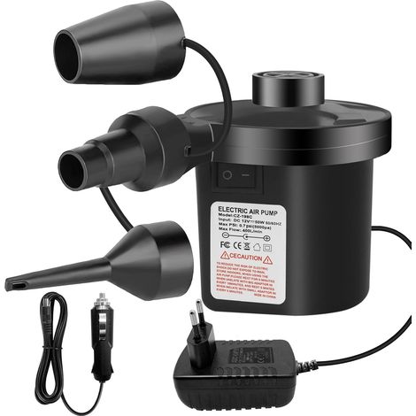 Elektrischer Luftpumpen-inflator-deflator, 240 V/50 W Inflator, Mit 3 Düsen, Hochleistungs-paddelpumpe Für Luftmatratze, Aufblasbare Matratzen, Planschbecken, Schwimmring