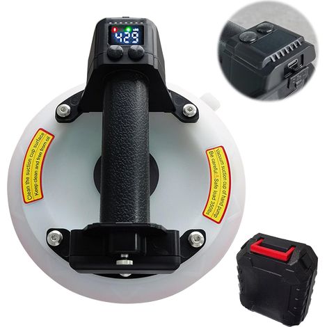 Elektrischer Saugnapf Mit Usb-c-ladeanschluss, Fliesensauger, Glassauger, Glassauger, Tragkraft Über 200 Kg, Vakuumsauger Für Glatte Und Raue Oberflächen