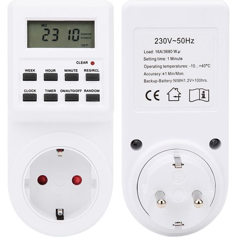 Elektrischer Zeitschalter, Zeitschaltuhr-steckdose Mit Lcd-display Tm03--trimec