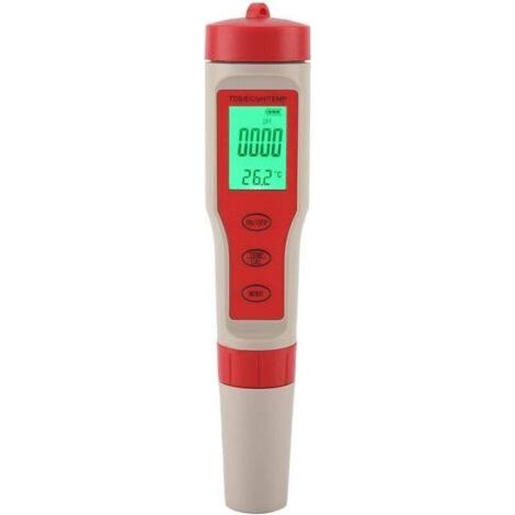 Elektronischer Ph-tester, 4-in-1 Schwimmbadwassertester, Ph/tds/ec/temp, Hochpräzises Ph-messgerät Mit Auflösung 0,01, Für Trinkwasser, Aquarium, Spas