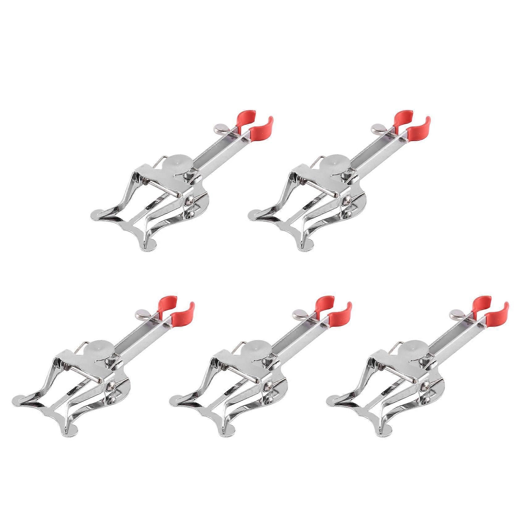 Lot De 5 Pinces À Partitions Portables Pour Trompette, Lyre Et Musique De Marche, Pinces En Métal Avec Rembourrage En Caoutchouc, Accessoires Pour Pupitre.