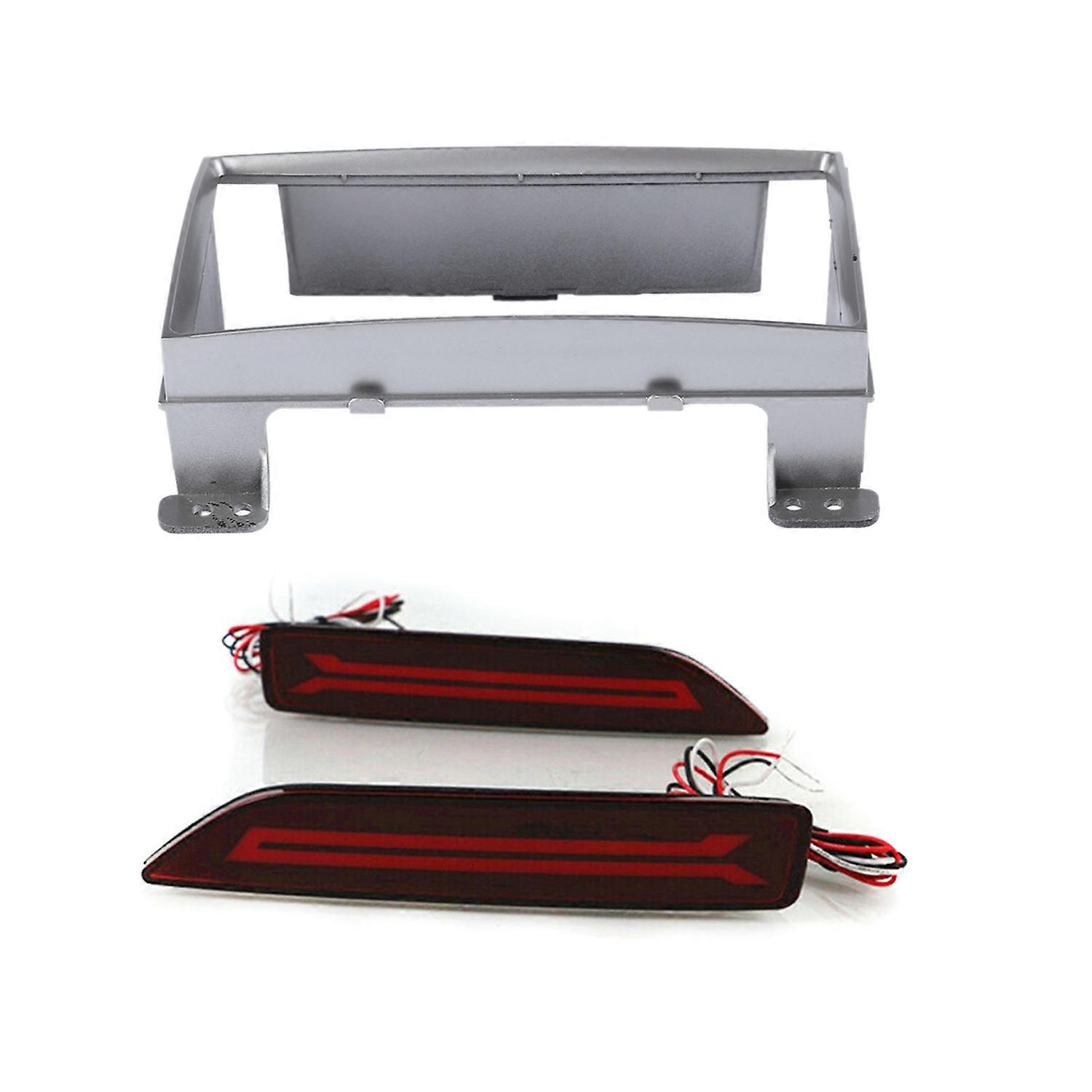 Feux Arrière À Led Pour Honda Cr-v (2007-2009) Et 1 Façade D'Autoradio Pour Hyundai I-20 (à Partir De 2008) 2 Din