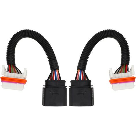 Eosnow 2 Stück Xenon-scheinwerfer-kabelbaum Links Rechts Stromkreisschutz 95563123910 Für Cayenne 2003 Bis 2006