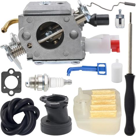 Vergaser Kompatibel Mit Husqvarna 340 345 346xp 350 353 – Ersetzt Zama C3-el32, C3-el18 – Für Jonsered Kettensägen