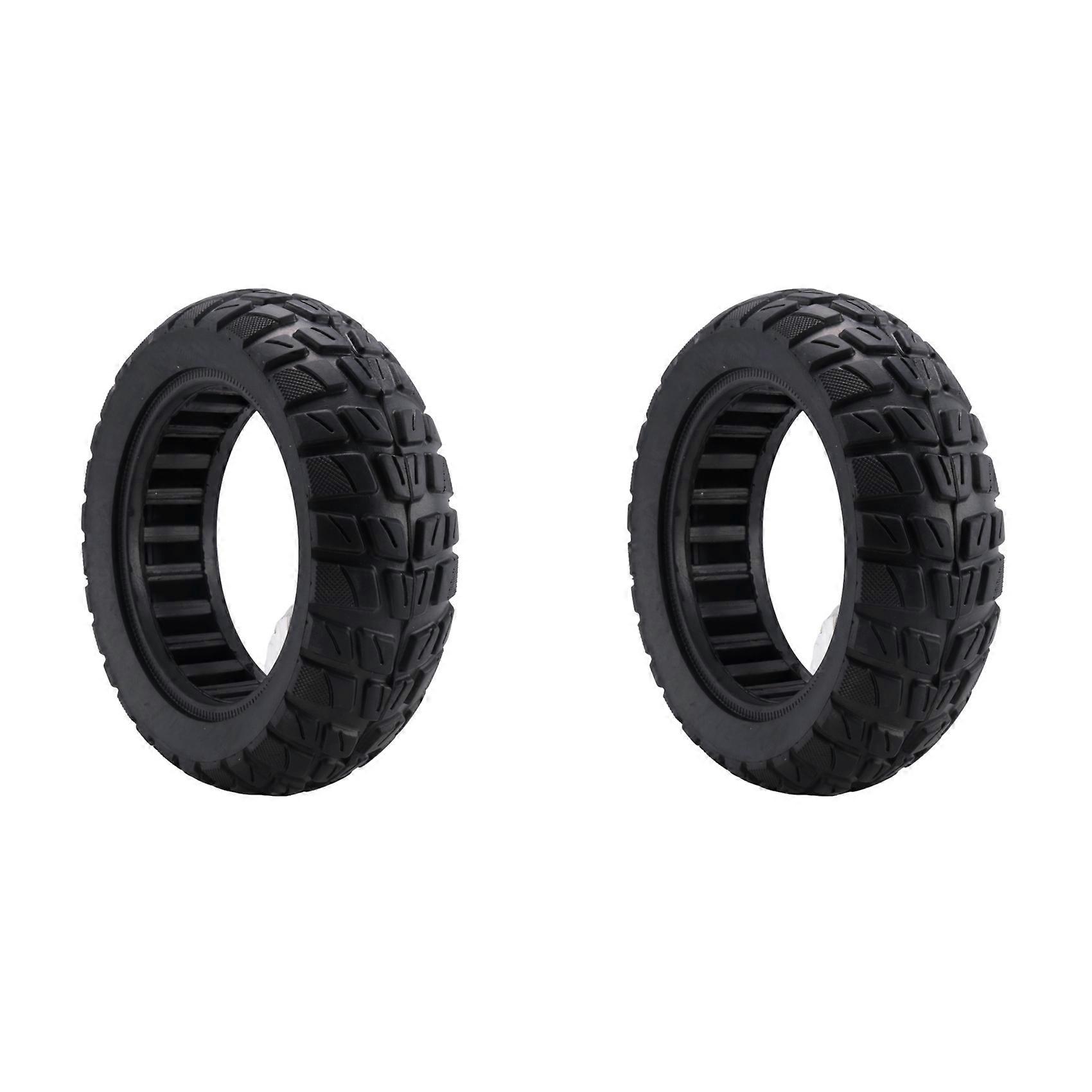 Pneus Universels En Caoutchouc Plein De 10 Pouces (10 X 2,70-6,5) Pour Trottinettes Électriques, Remplacement De Pneus En Caoutchouc