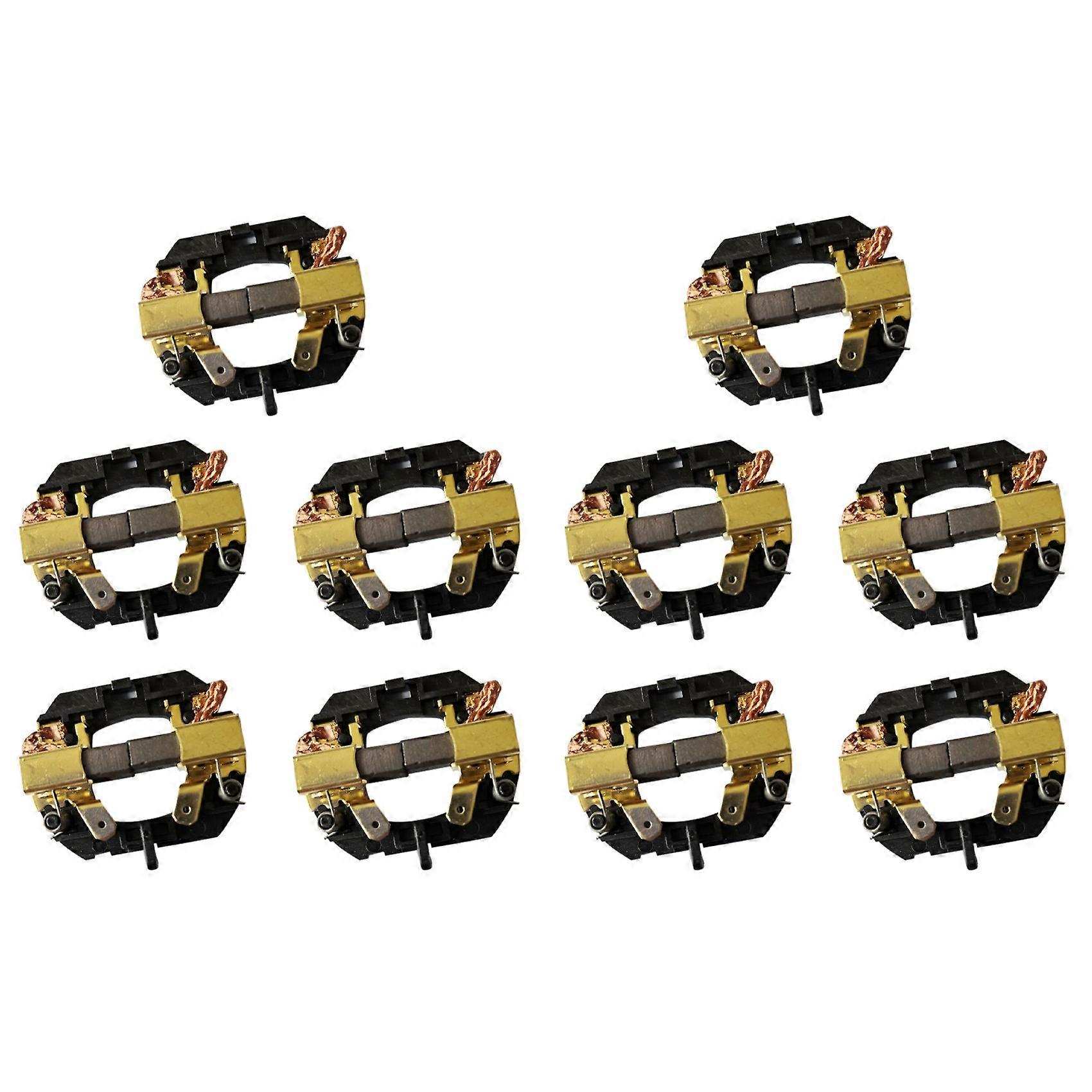 10 Porte-balais En Carbone Avec Balais Pour Perceuse Sans Fil Dewalt Dcd730, Dcd735, Dcd780 Et Dcd785