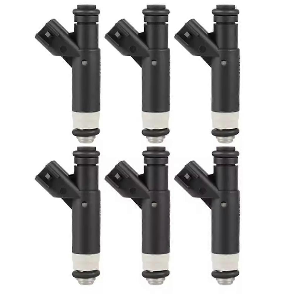 6 Injecteurs De Carburant 4l5z9f593a Pour Ford Fj463 800-1470n 1amfi00030 2204-510865 4g1428 63845 Cm-5174 4l5z9f593ba
