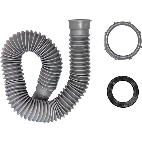 Flexibler Ablaufschlauch, Sanitär-abflussanschluss Für Küchenspüle, Badezimmer, Gewinde-innendurchmesser 45 Mm, Erweiterbar Von 370 Mm Bis 700 Mm