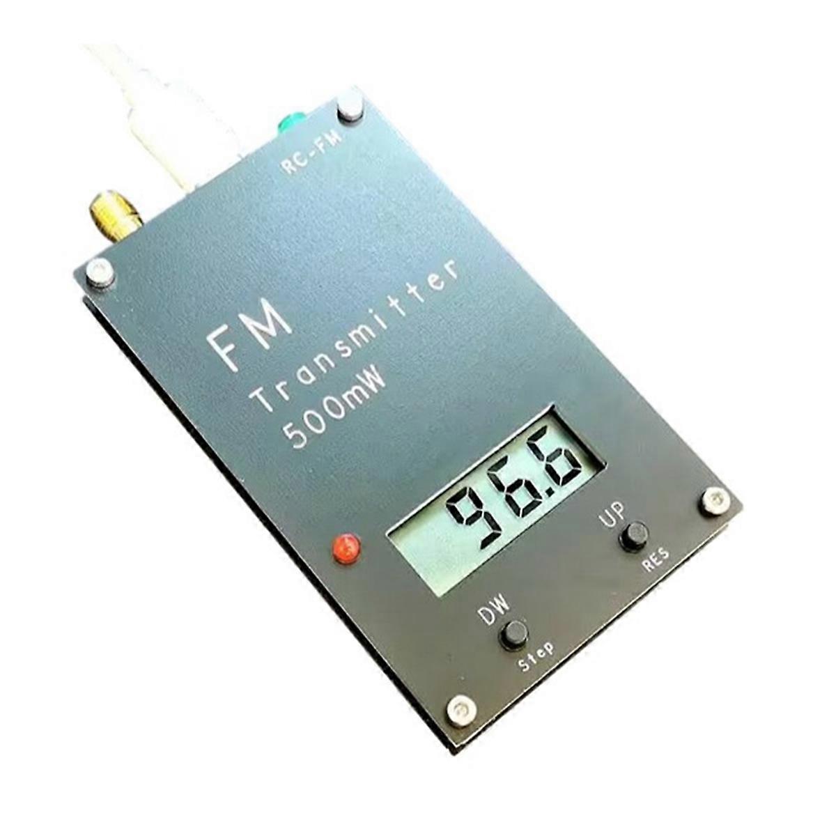 Émetteur 2000m Affichage Numérique 500mw Stéréo Radio Fm 76-108m