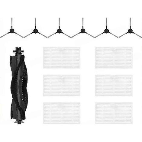 Für Cleanova W7/w11/w15, Vexilar W9/w15, Airzeen R7 Staubsaugerteile Haupt- Und Seitenbürstenfilter