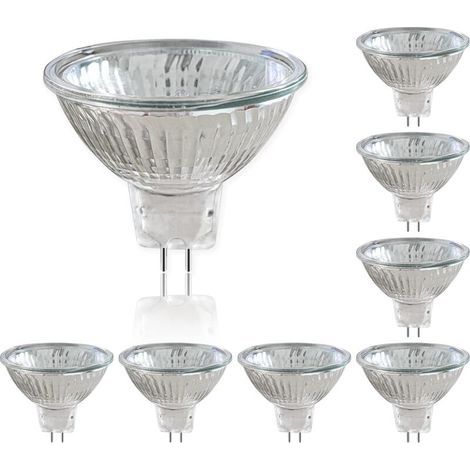 Gu5.3 50 W Led-glühbirne, 8 Stück, 12 V-halogen-reflektorlampen, Dimmbarer Strahler, Mr16-halogen-spot-glühbirne, 660 Lm, Warmweiß 2700 K, 36° Strahlen